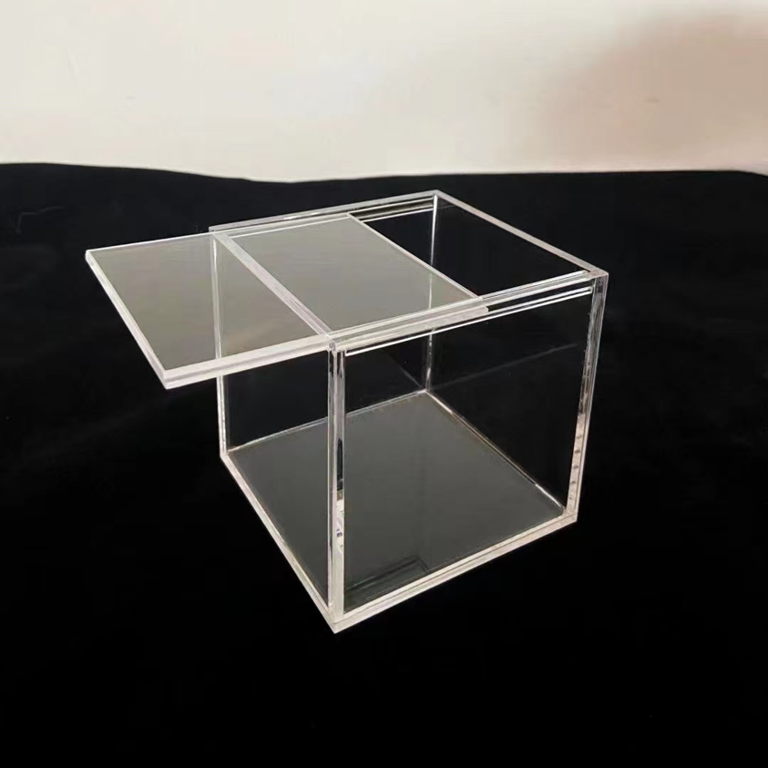 Custom clear acrylic boxes made by ONE PLASTIC