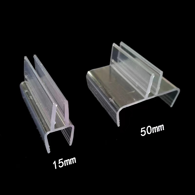 Clear retail sign holders for countertop and shelf use